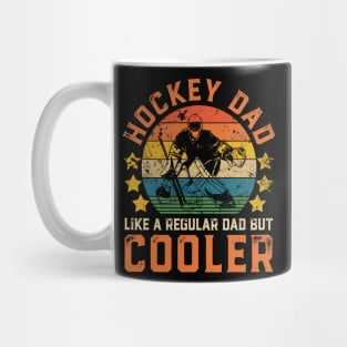 Hockey Dad Funny Vintage Hockey Player Father's Day Gift Mug